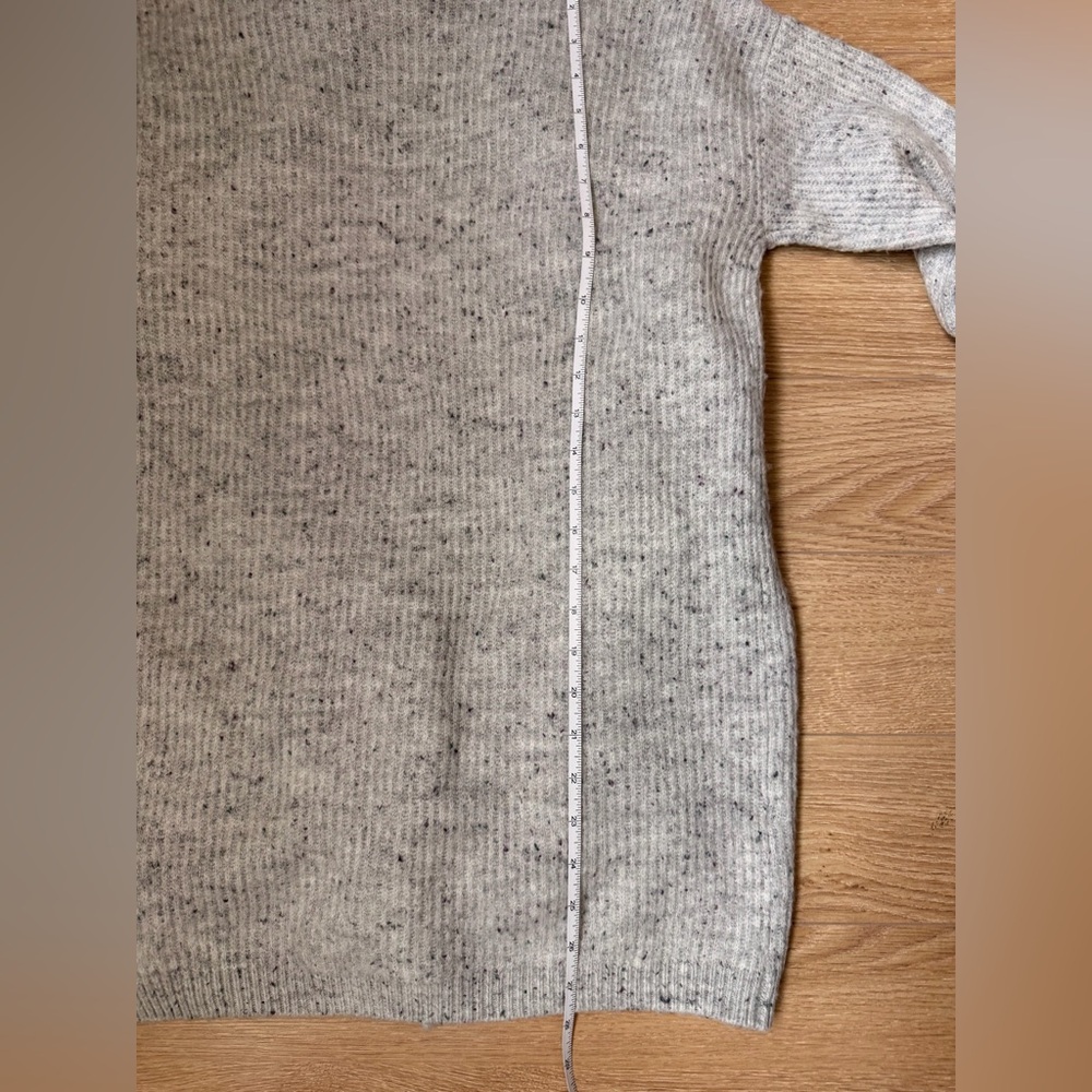 Reitmans Speckled Knit Open Cardigan - Gray and Purple - Picture 6 of 6
